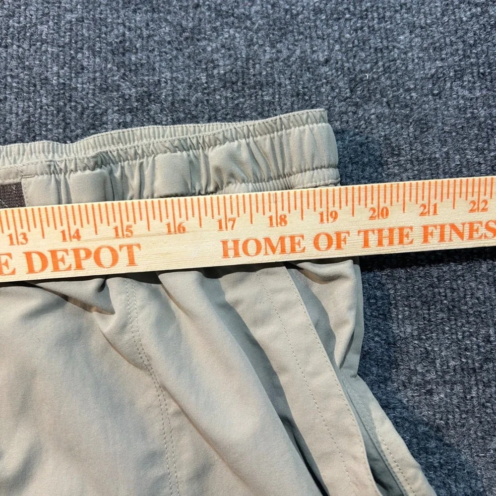 Merrell Mens XXL Opti-Wick Hiking Shorts Khaki Tan UPF 50+ Belted Cargo Outdoor